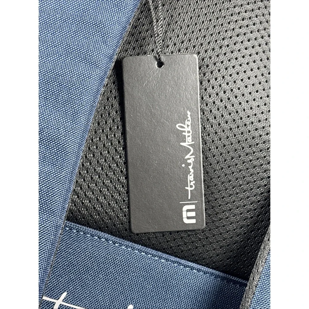 TravisMathew Approach Backpack TMB100 Golf‎ Blue Laptop Compartment Company Logo